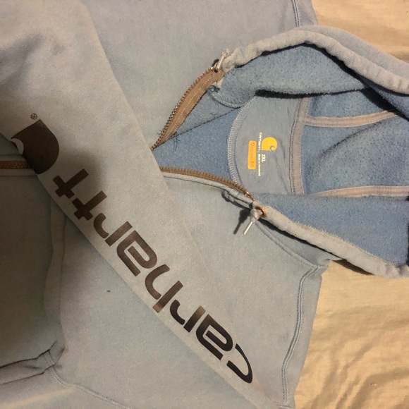 Carhart Carhart zip up hoodie great look feel and design size 2 XL - Picture 1 of 4